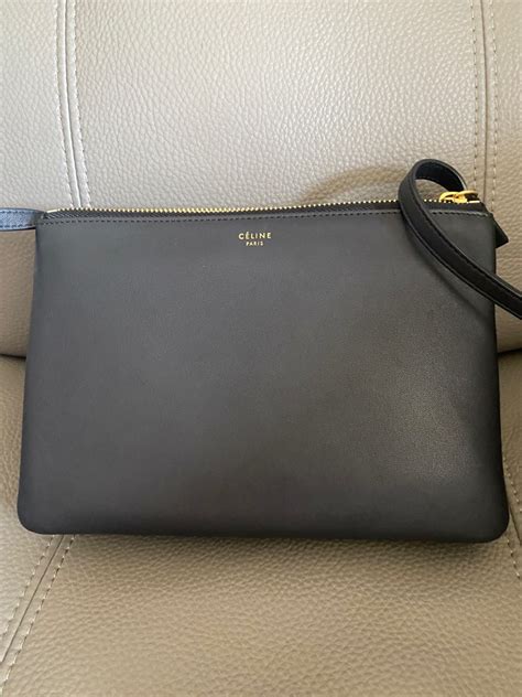 celine small trio bag in smooth lambskin|Trio bag in smooth lambskin .